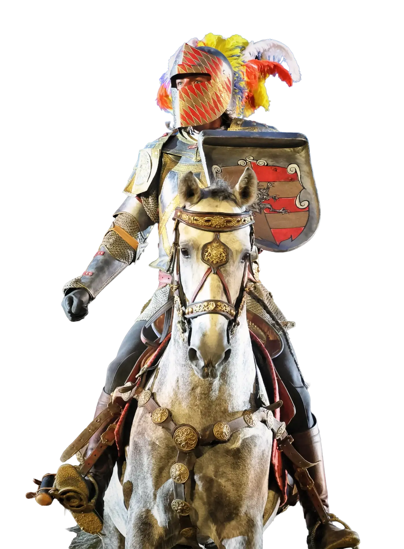 Ritter auf dem Pferd